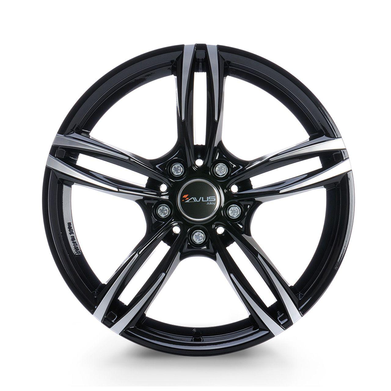 AVUS RACING AF15 black polished 8.5Jx19 5x112 ET50