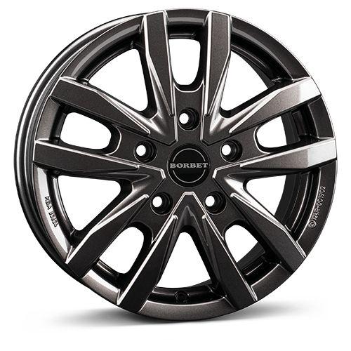 BORBET DESIGN CW5 mistral anthracite glossy 6.0Jx16 5x118 ET68