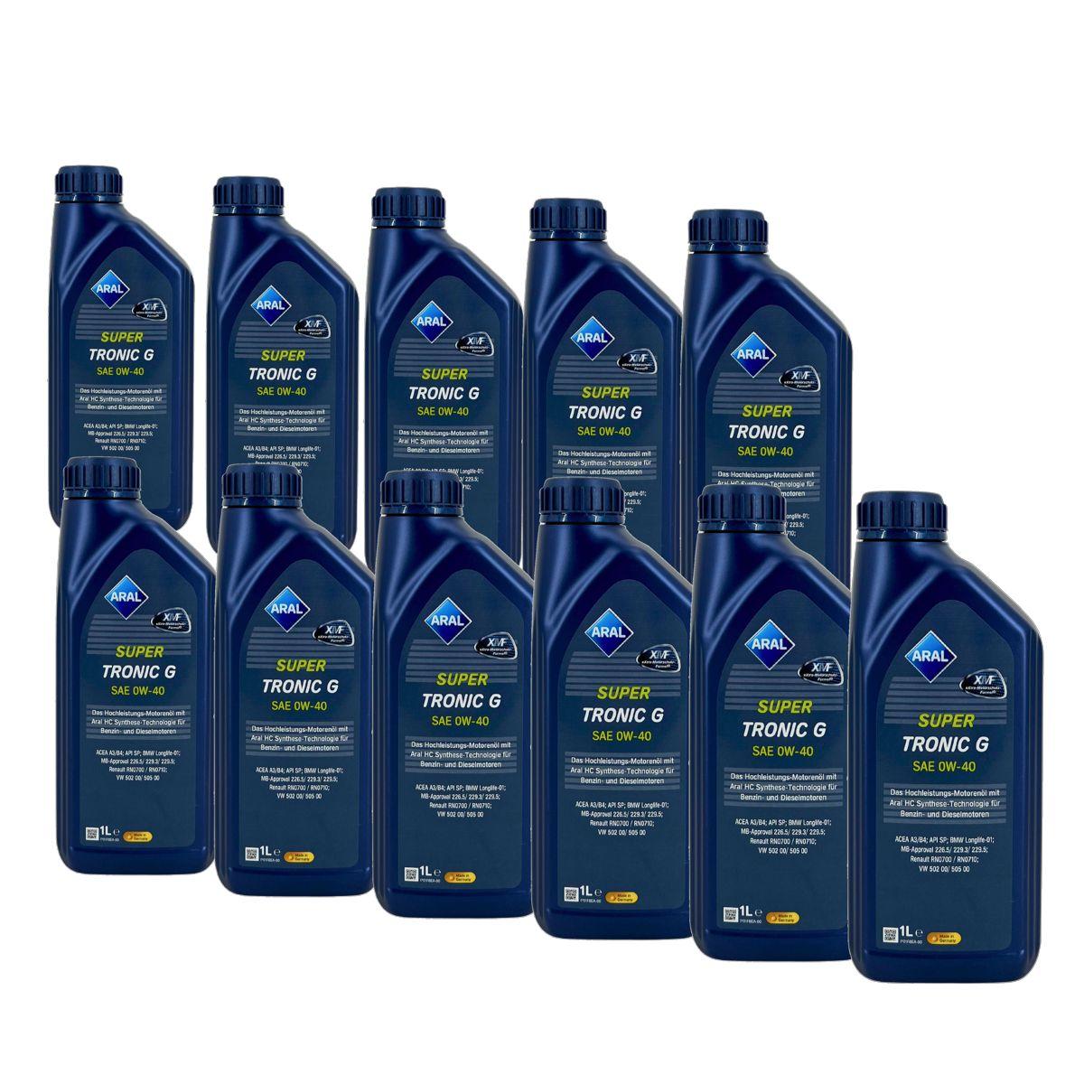 Aral SuperTronic G 0W-40 11x1 Liter