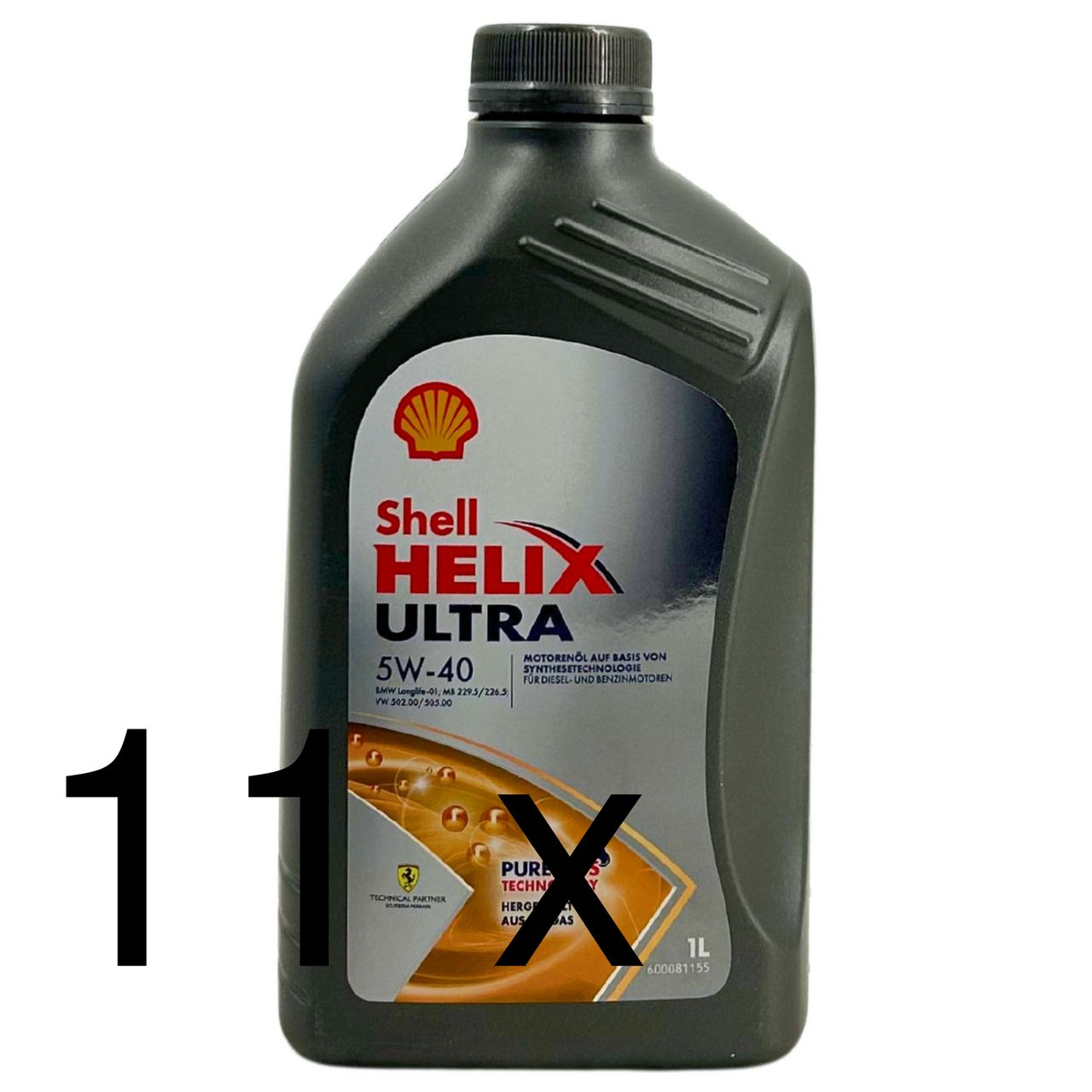 Shell Helix Ultra 5W-40 11x1 Liter