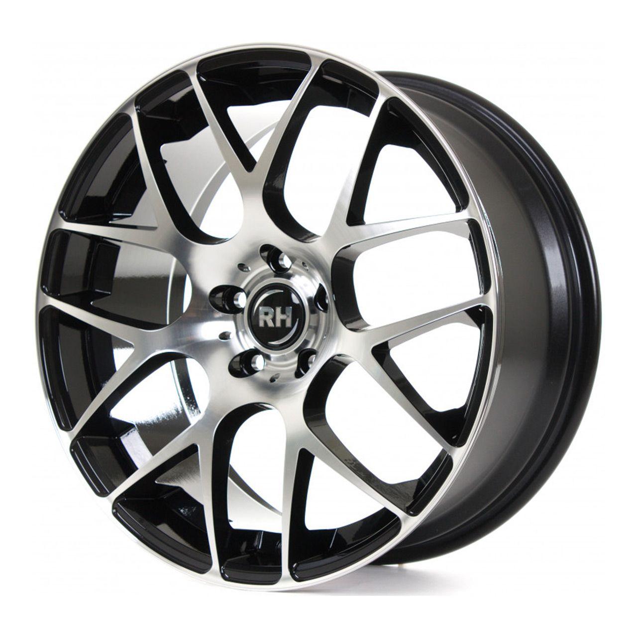 RH NBU RACE schwarz voll poliert 8.0Jx17 5x112 ET45