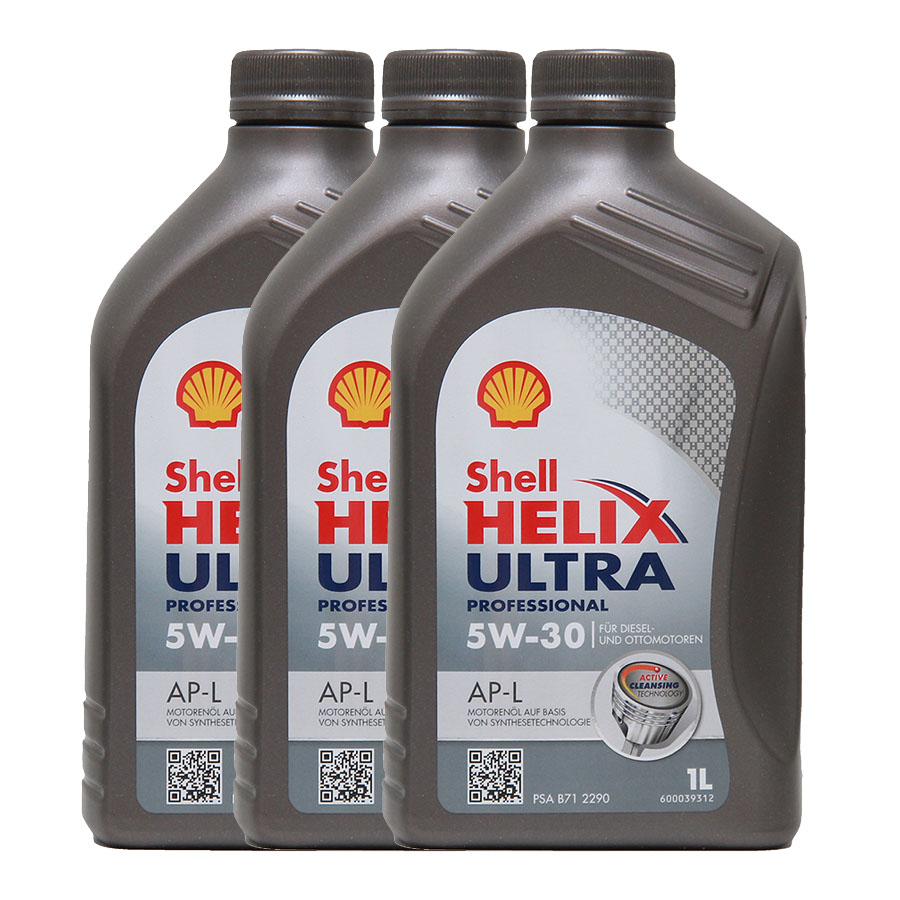 Shell Helix Ultra Professional AP-L 5W-30 3x1 Liter