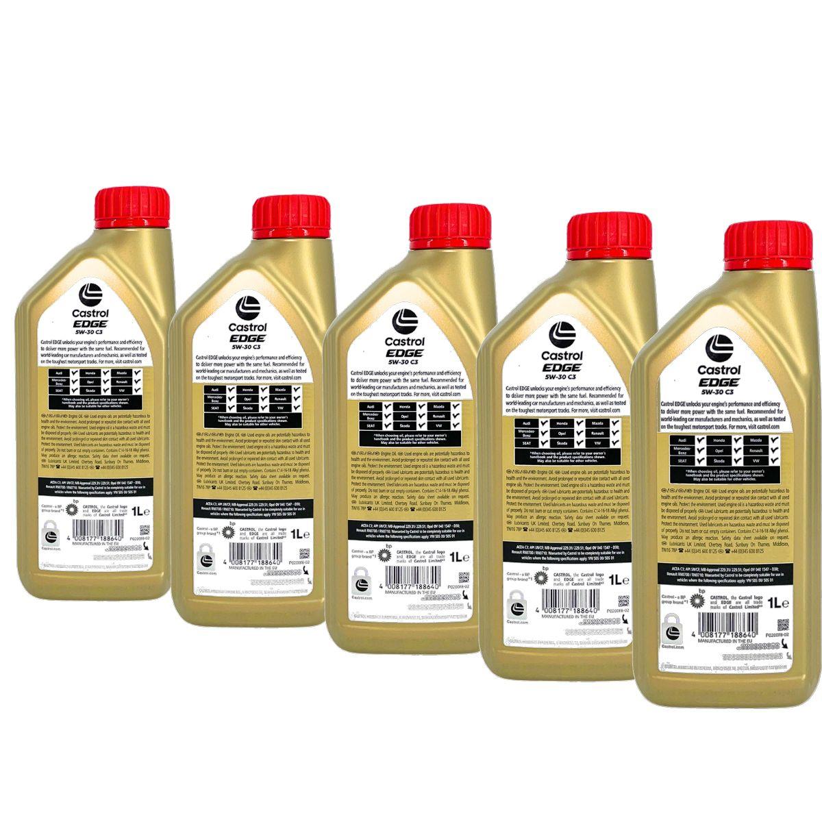 Castrol Edge 5W-30 C3 5x1 Liter