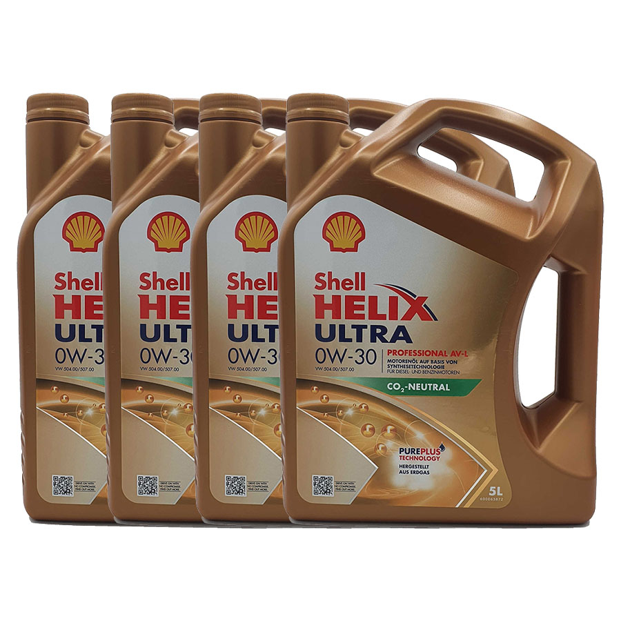 Shell Helix Ultra Professional AV-L 0W-30 4x5 Liter