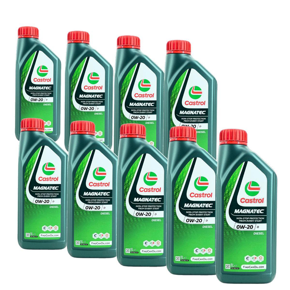 Castrol Magnatec Diesel 0W-20 9x1 Liter