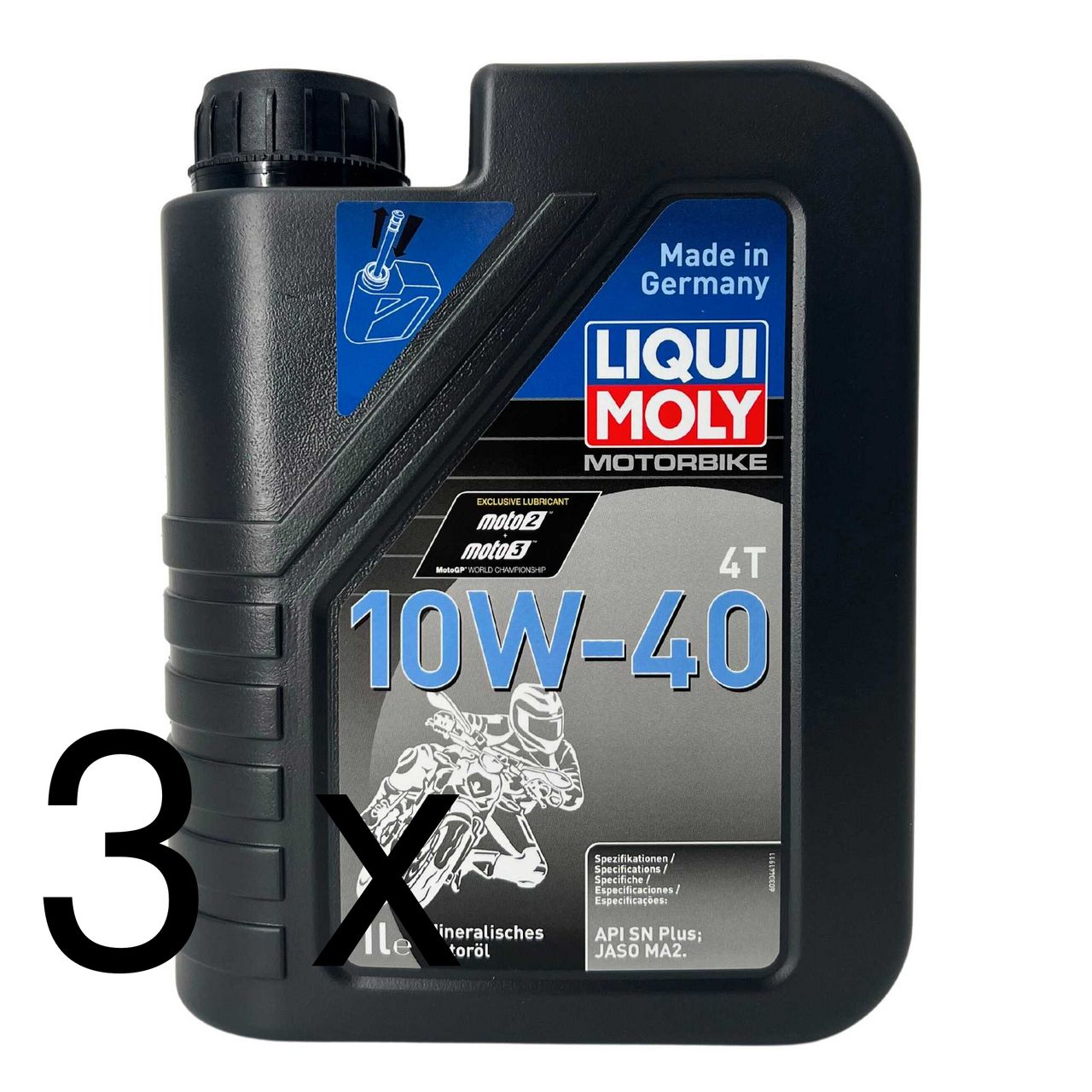 Liqui Moly Motorbike 4T 10W-40 3x1 Liter