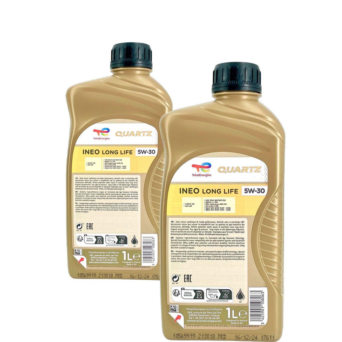 Total Quartz Ineo Longlife 5W-30 2x1 Liter