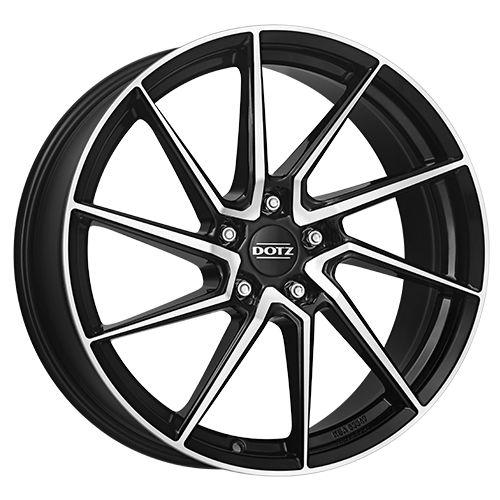 DOTZ SPA DARK black/polished front 8.0Jx18 5x112 ET40