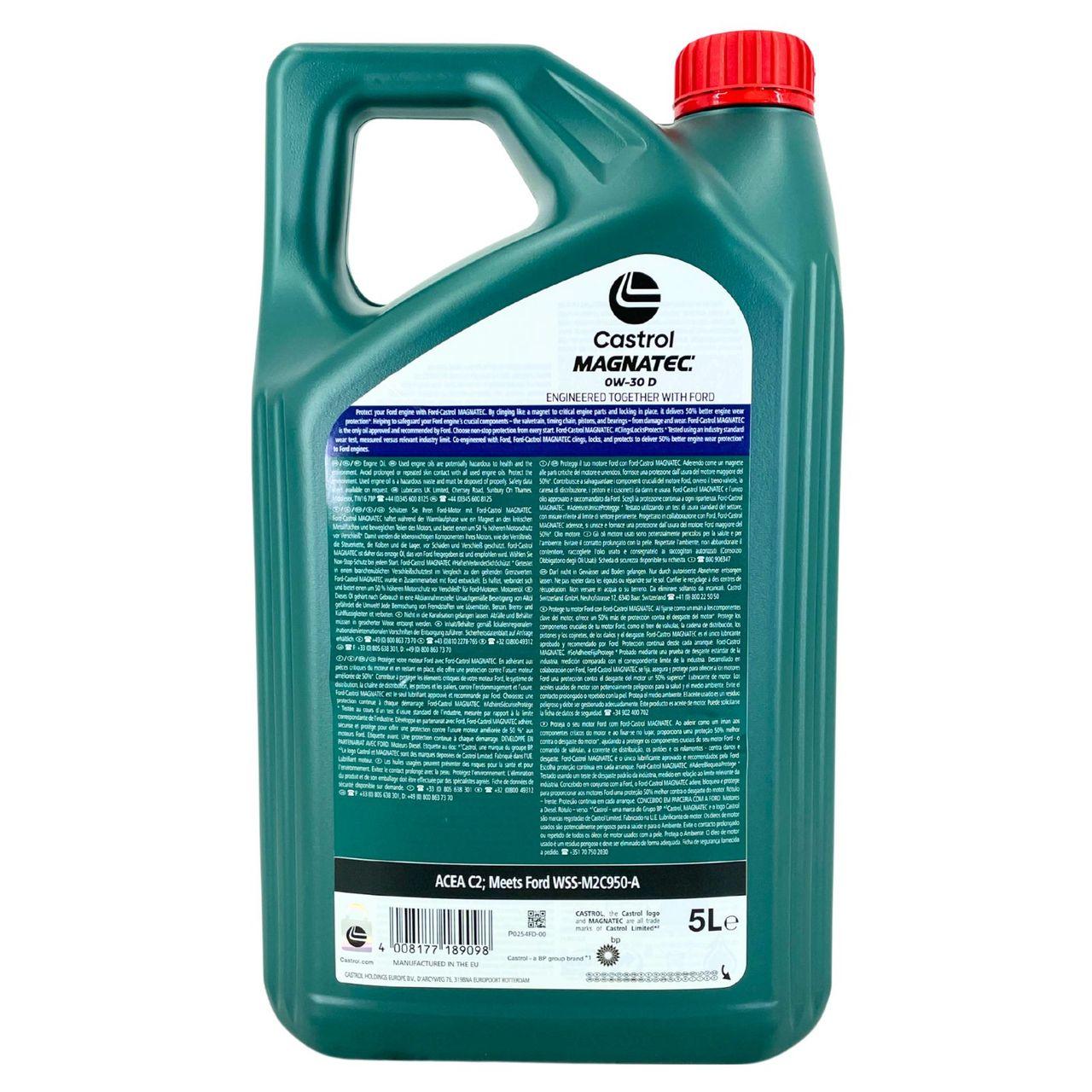 Ford Castrol Magnatec 0W-30 D 5 Liter