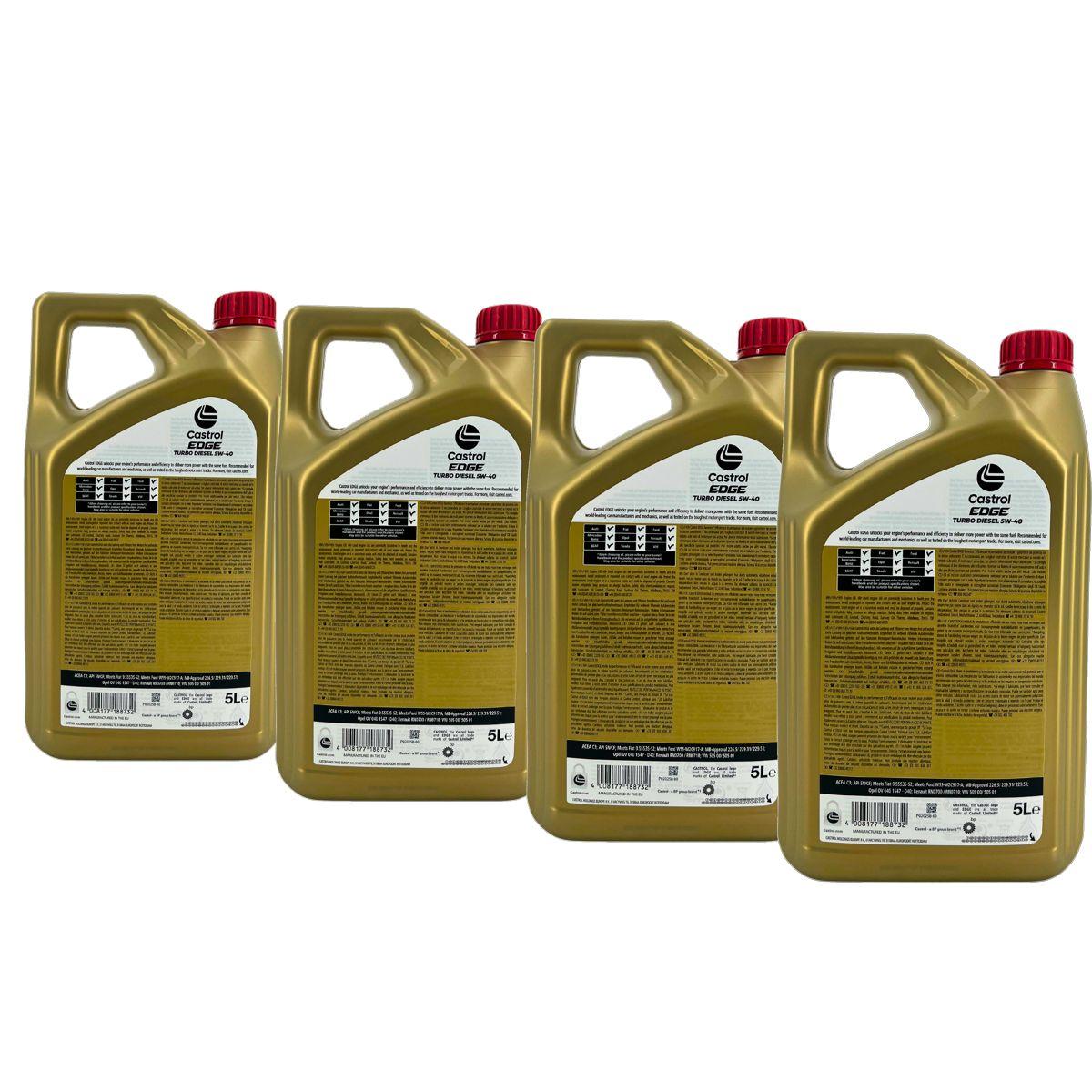 Castrol Edge TD 5W-40 4x5 Liter