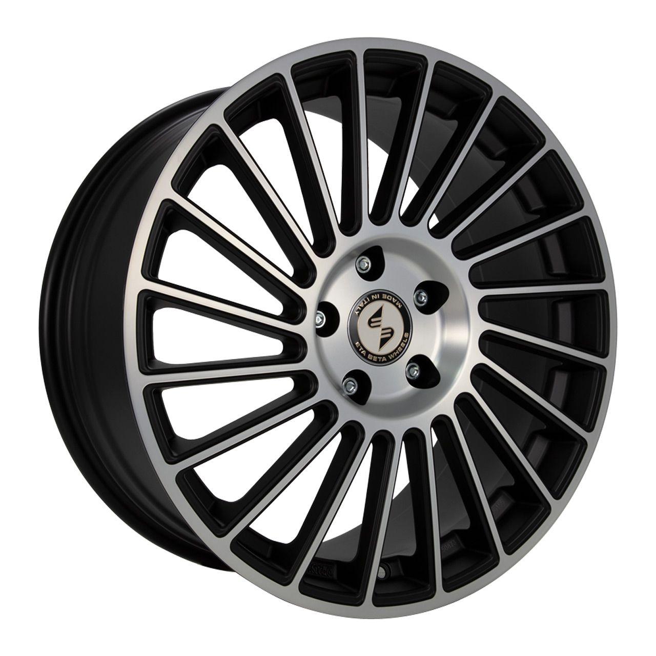 ETABETA VENTI-R schwarzmatt vollpoliert 7.5Jx18 5x112 ET45