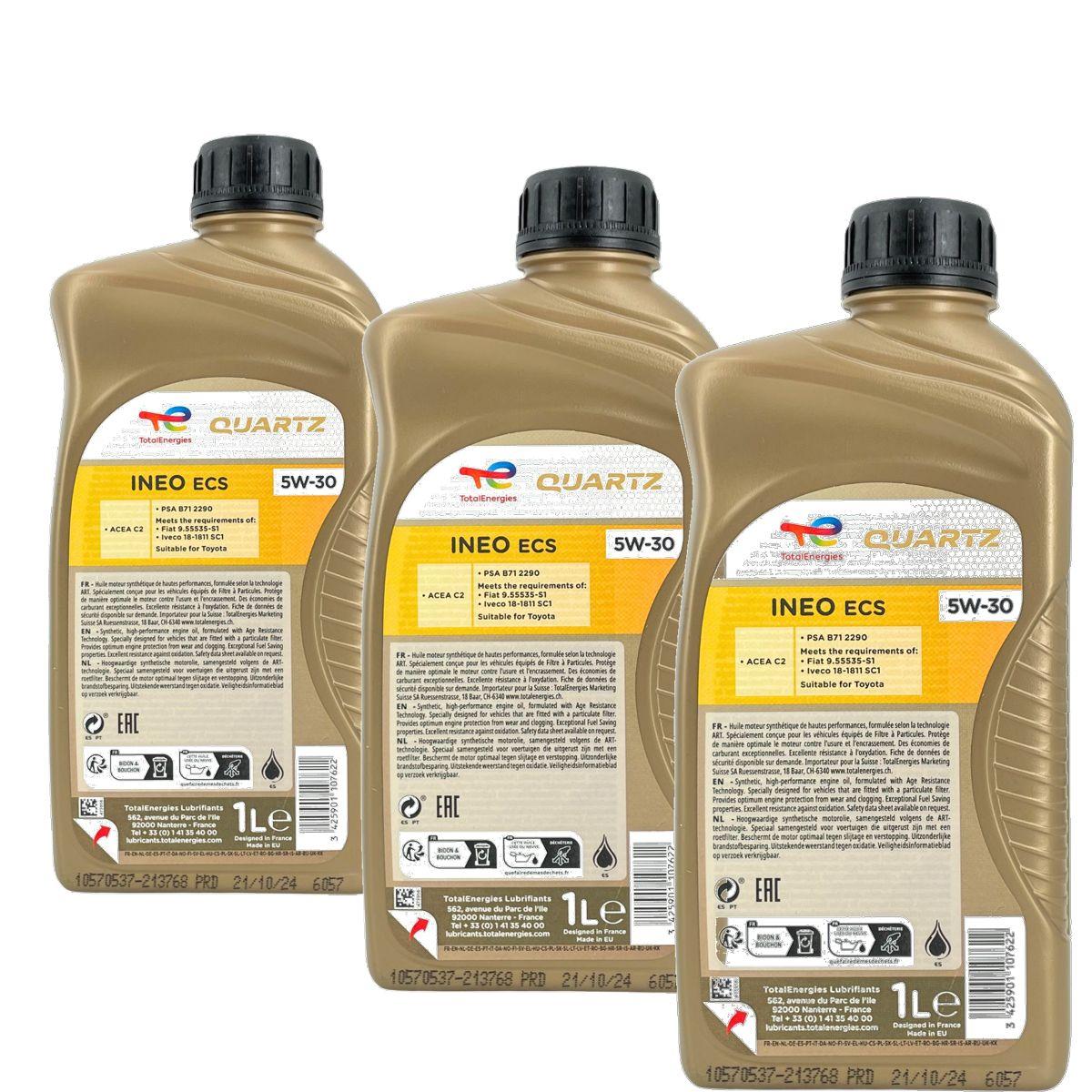 Total Quartz Ineo ECS 5W-30 3x1 Liter