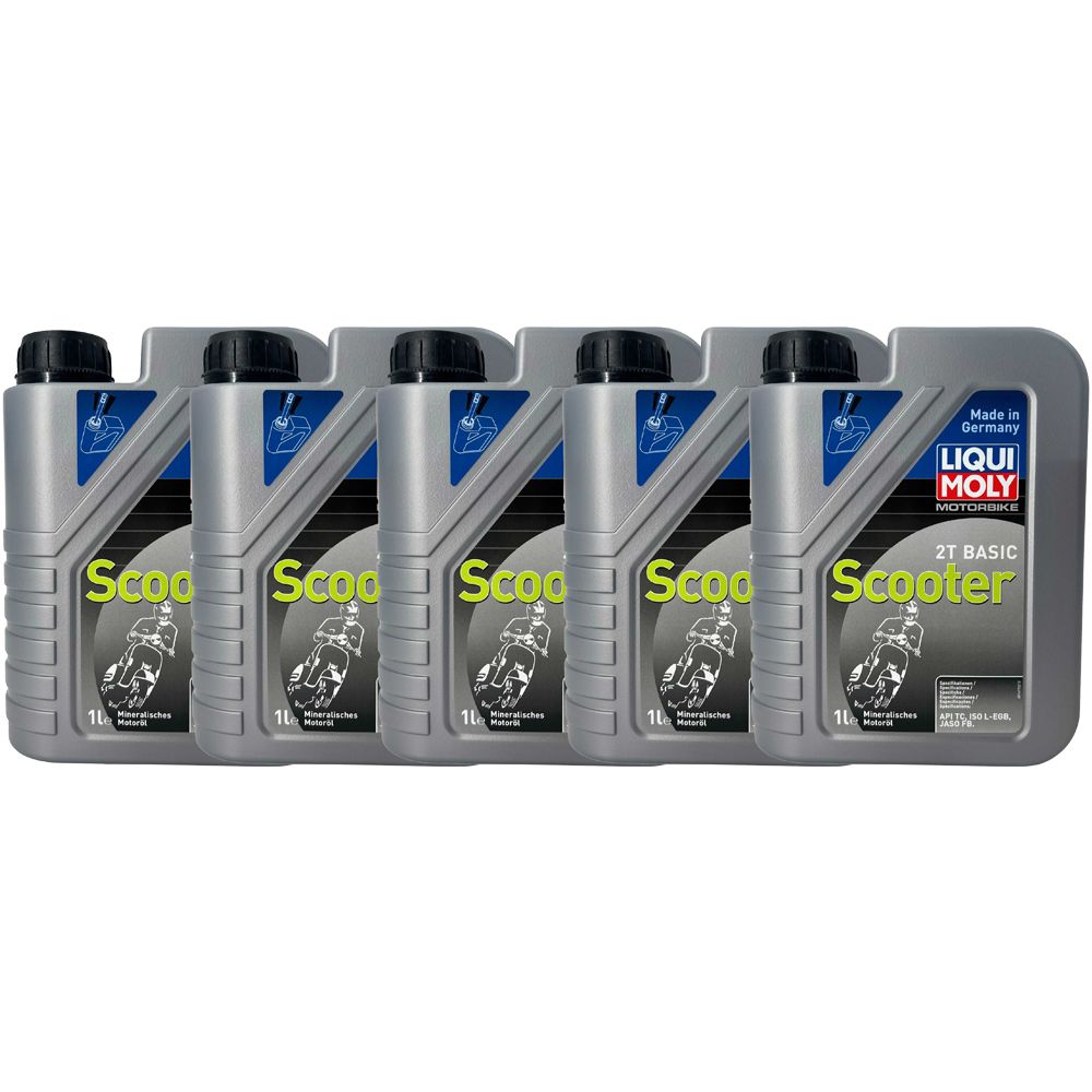 Liqui Moly Motorbike 2T Basic Scooter 5x1 Liter