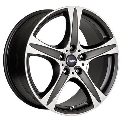RONAL RONAL R55 SUV mattschwarz-frontkopiert 9.5Jx20 5x130 ET55