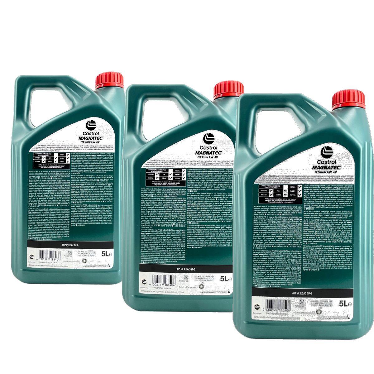 Castrol Magnatec Hybrid 5W-30 3x5 Liter