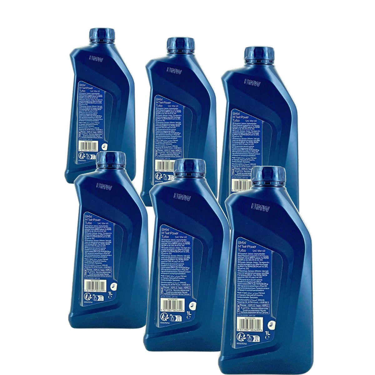 BMW M TwinPower Turbo 10W-60 6x1 Liter