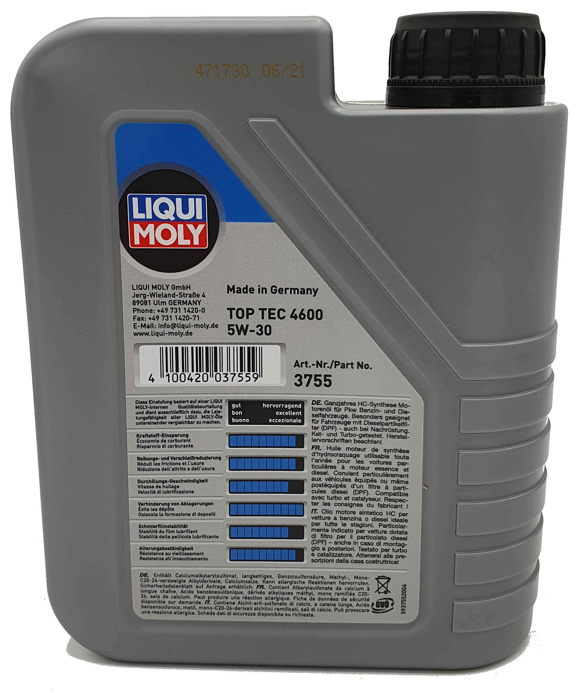 Liqui Moly Top Tec 4600 5W-30 1 Liter