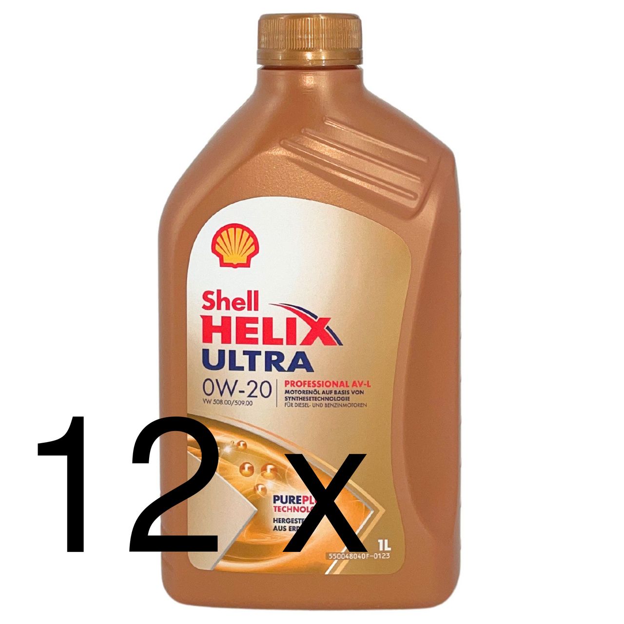 Shell Helix Ultra Professional AV-L 0W-20 12x1 Liter