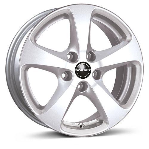 BORBET DESIGN CC kristallsilber 8.5Jx18 5x114.3 ET40
