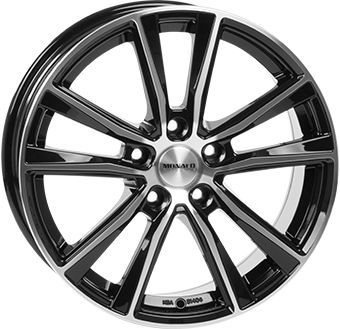 MONACO WHEELS MONACO MC6 black gloss polished 8.0Jx18 5x112 ET45