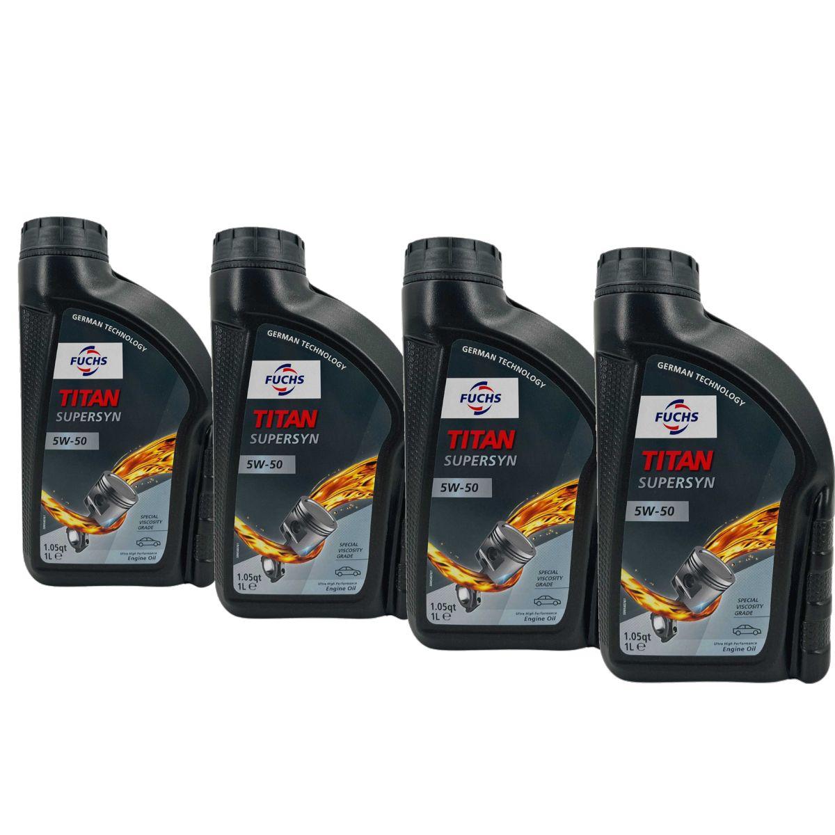 Fuchs Titan Supersyn 5W-50 4x1 Liter