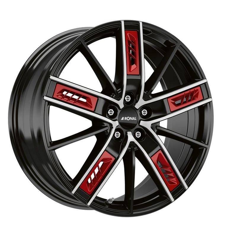 RONAL RONAL R67 RED LEFT jetblack-frontkopiert 8.0Jx18 5x112 ET40