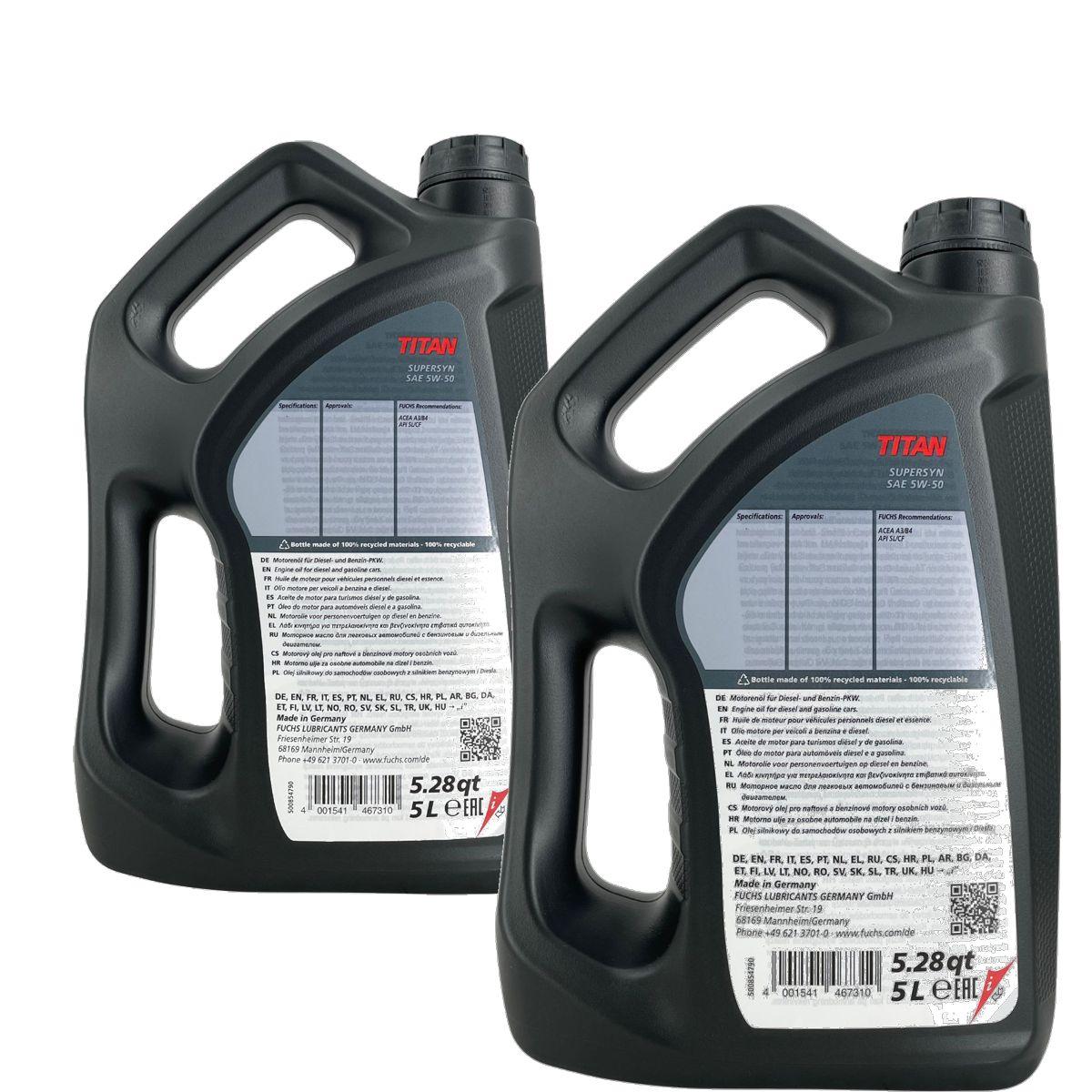 Fuchs Titan Supersyn 5W-50 2x5 Liter