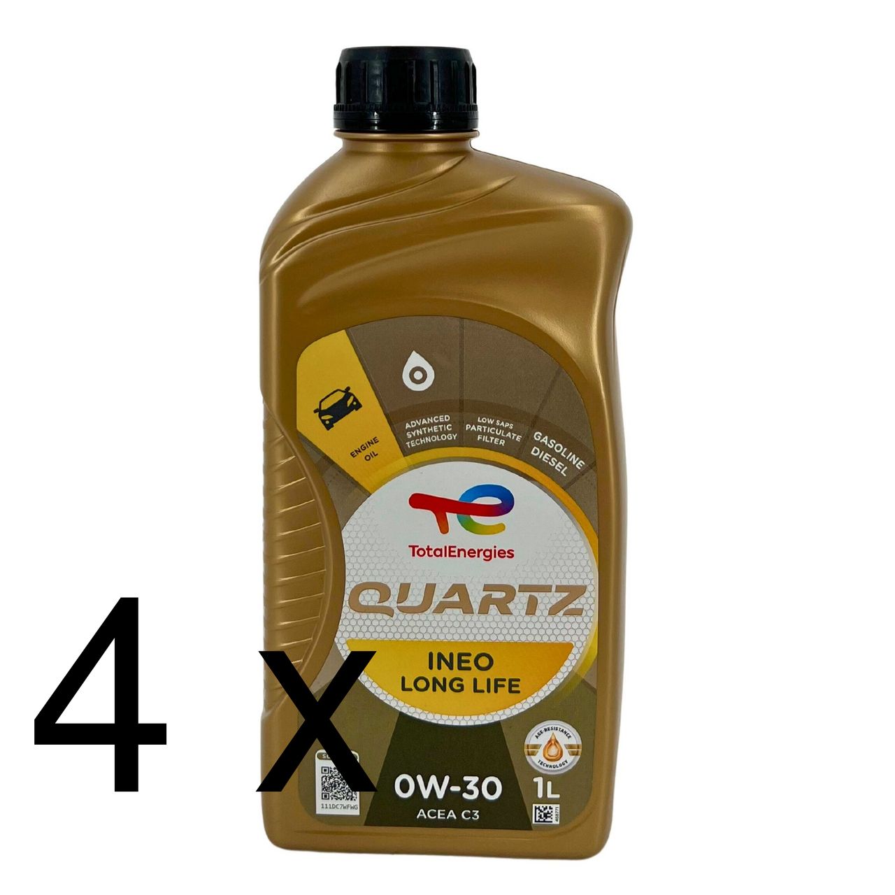 Total Quartz Ineo Long Life 0W-30 4x1 Liter