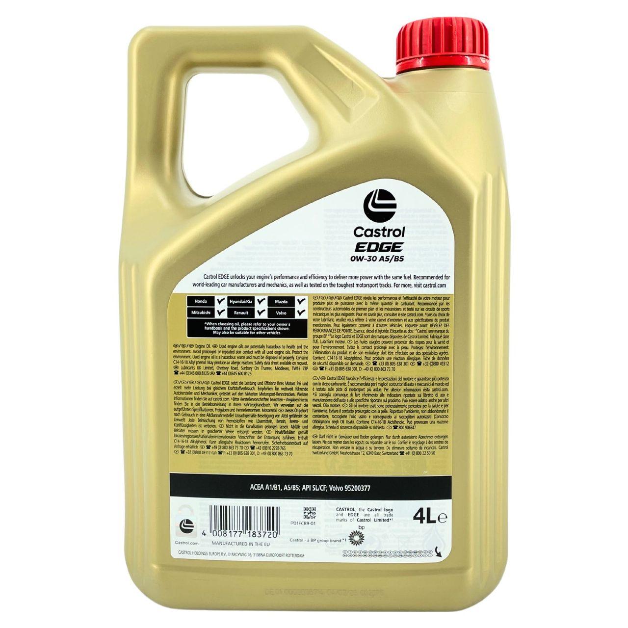 Castrol Edge 0W-30 A5/B5 4 Liter