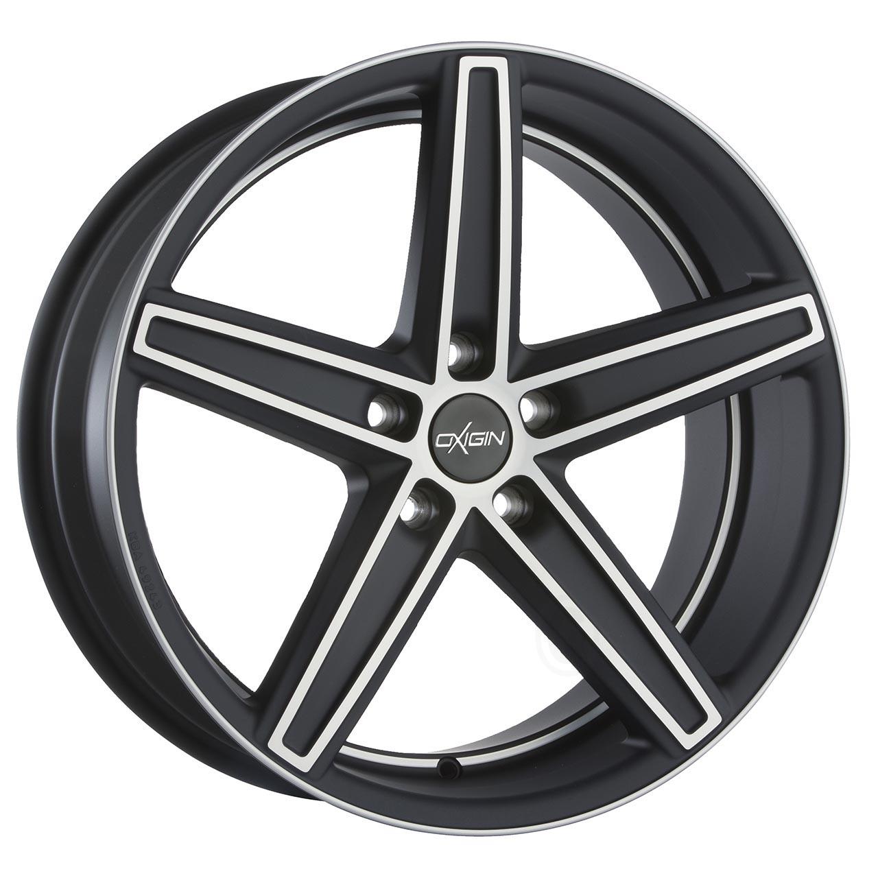 Oxigin 18 concave Black full polish matt 10.5x21 5x112 ET30