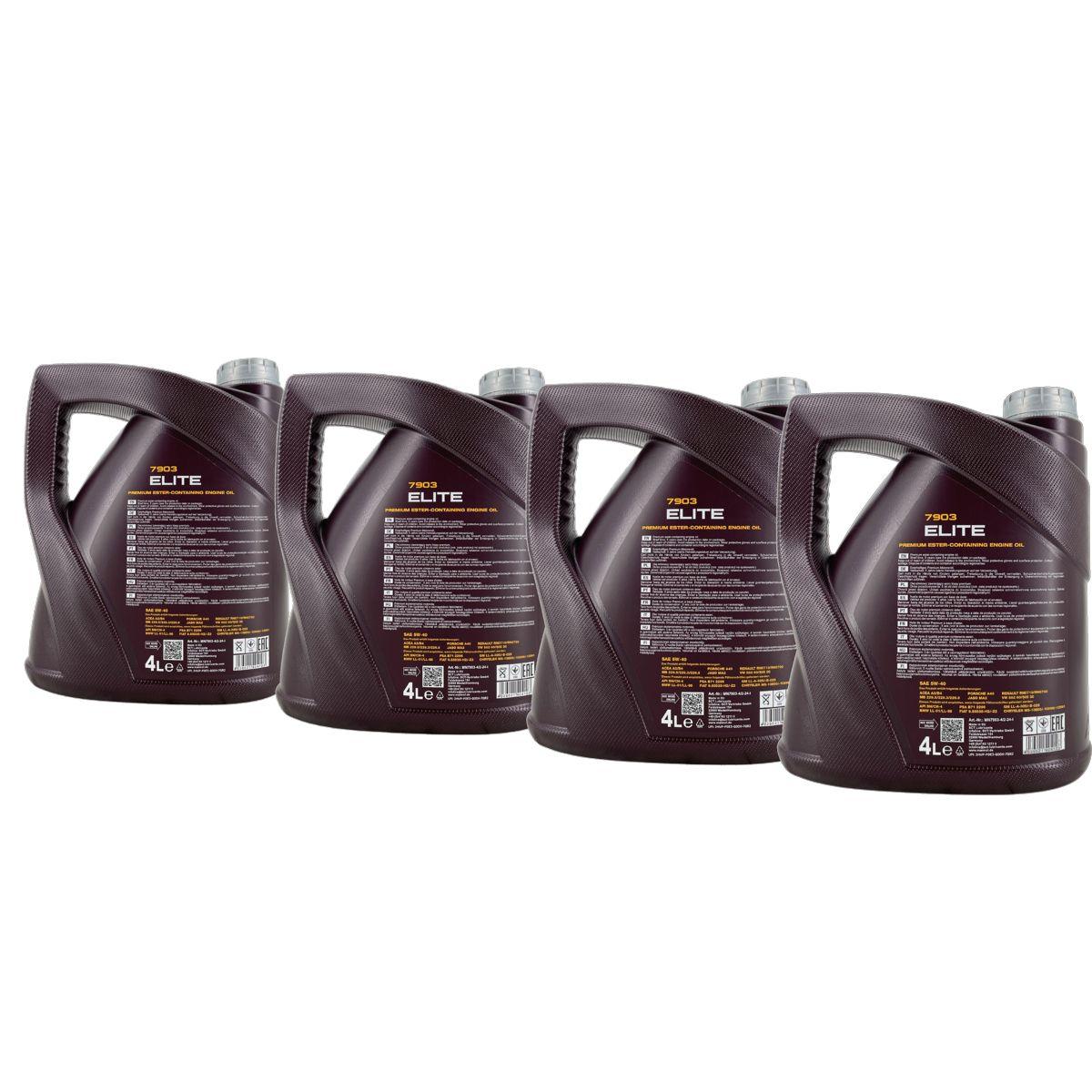 Mannol Elite 5W-40 4x4 Liter