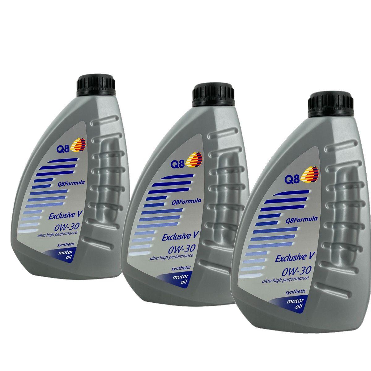 Q8 Formula Exclusive V 0W-30 3x1 Liter