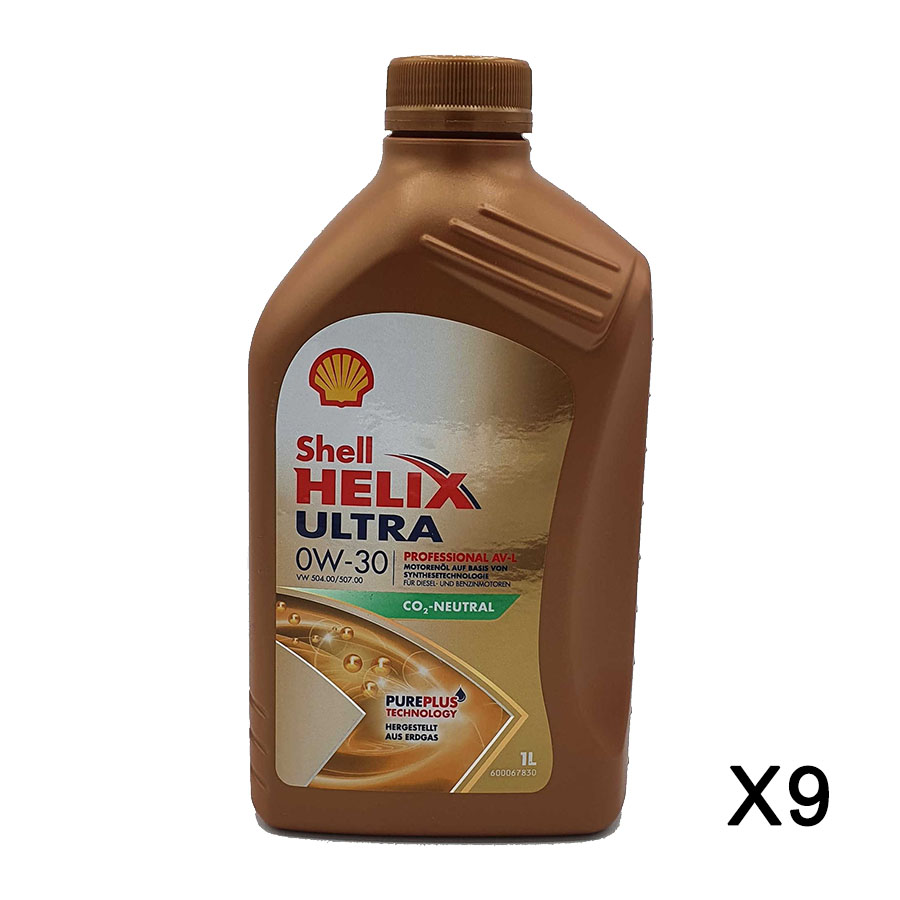 Shell Helix Ultra Professional AV-L 0W-30 9x1 Liter