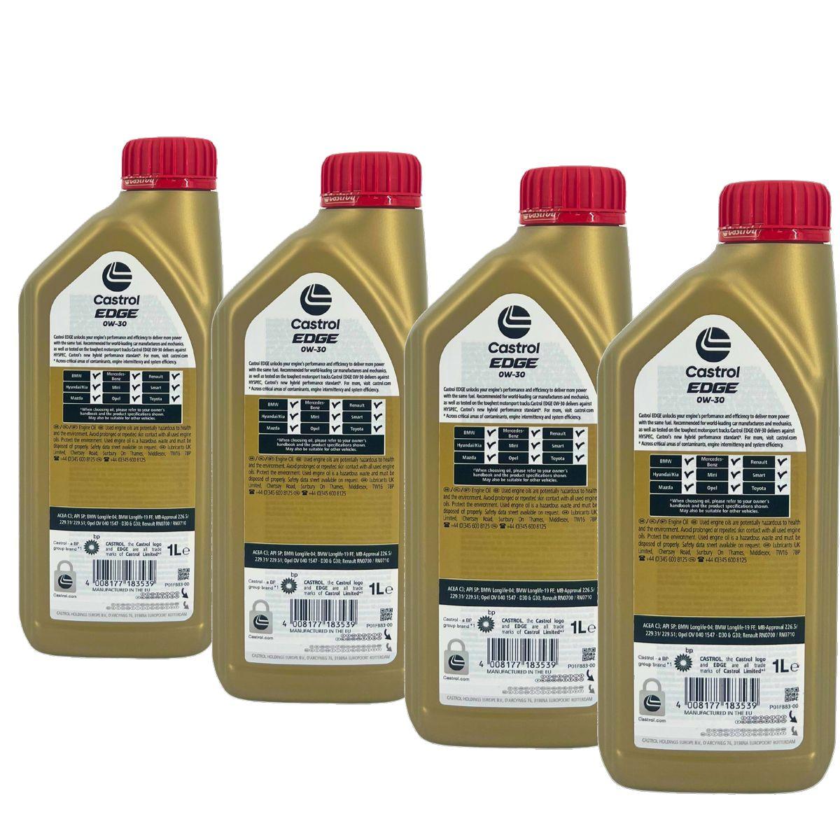 Castrol Edge 0W-30 4x1 Liter