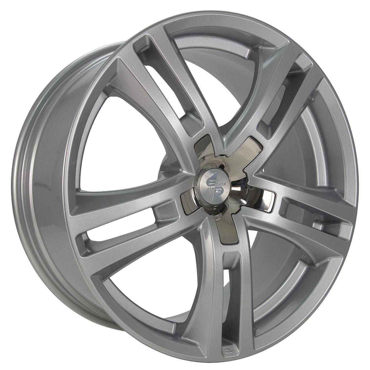 ETABETA URIEL silber mit Edelstahlkappe 11.0Jx23 5x112 ET38