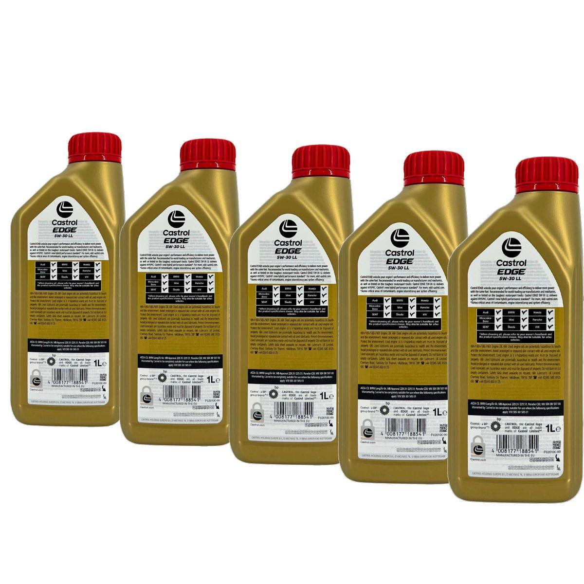 Castrol Edge 5W-30 LL 5x1 Liter