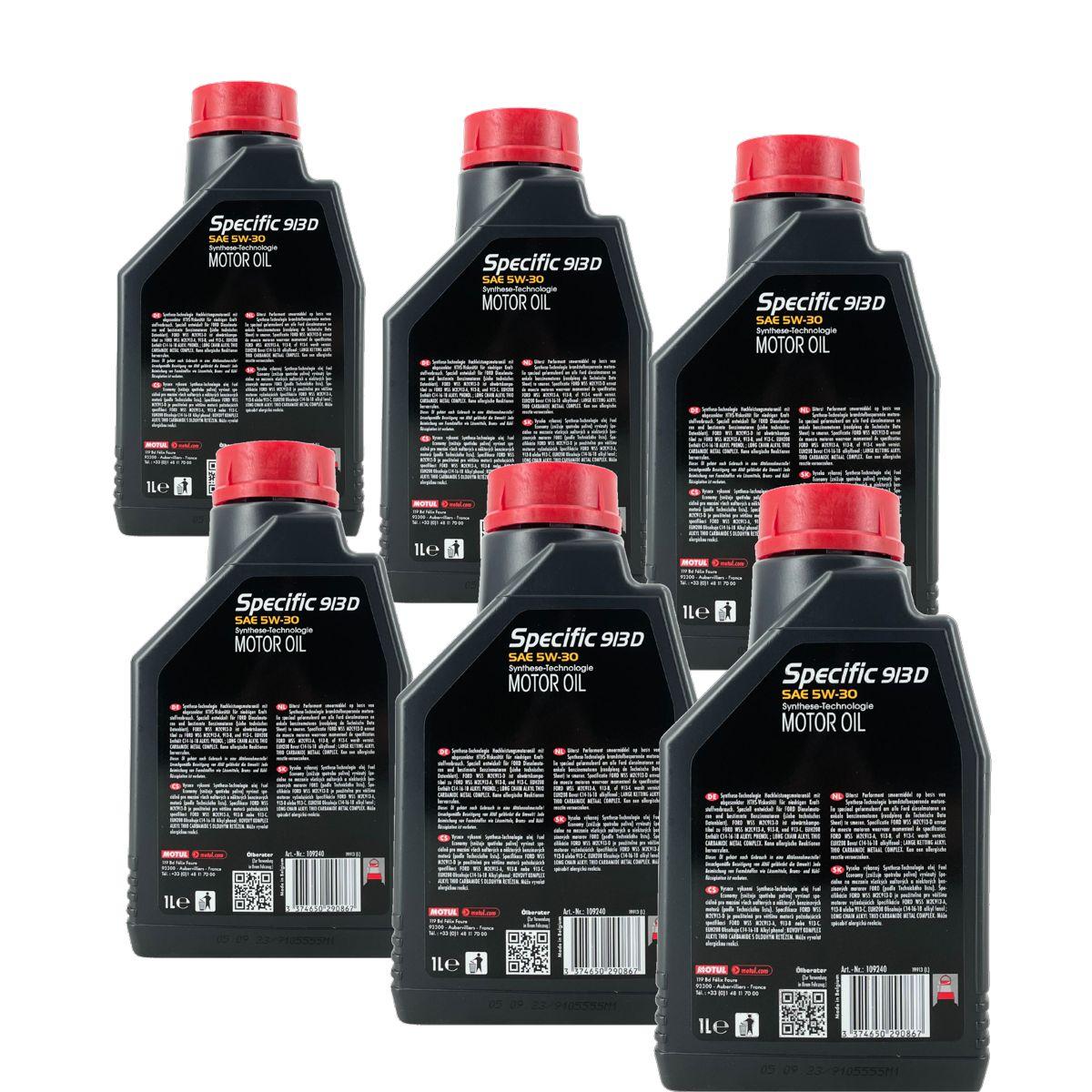Motul Specific Ford WSS-M2C913-D 5W-30 6x1 Liter