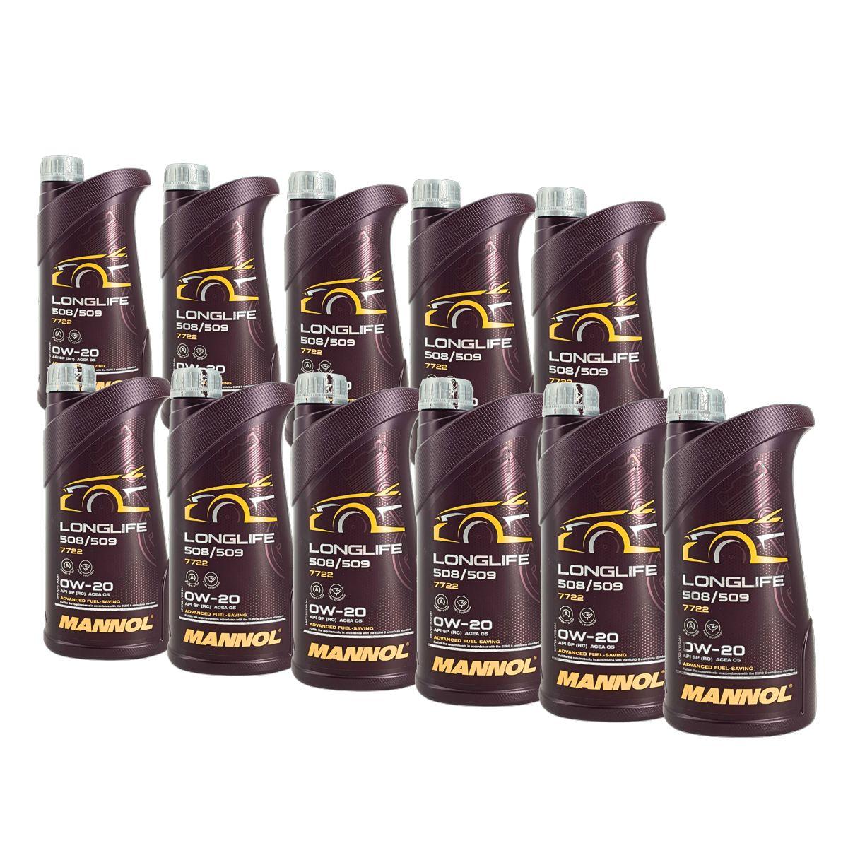 Mannol Longlife 508/509 0W-20 11x1 Liter