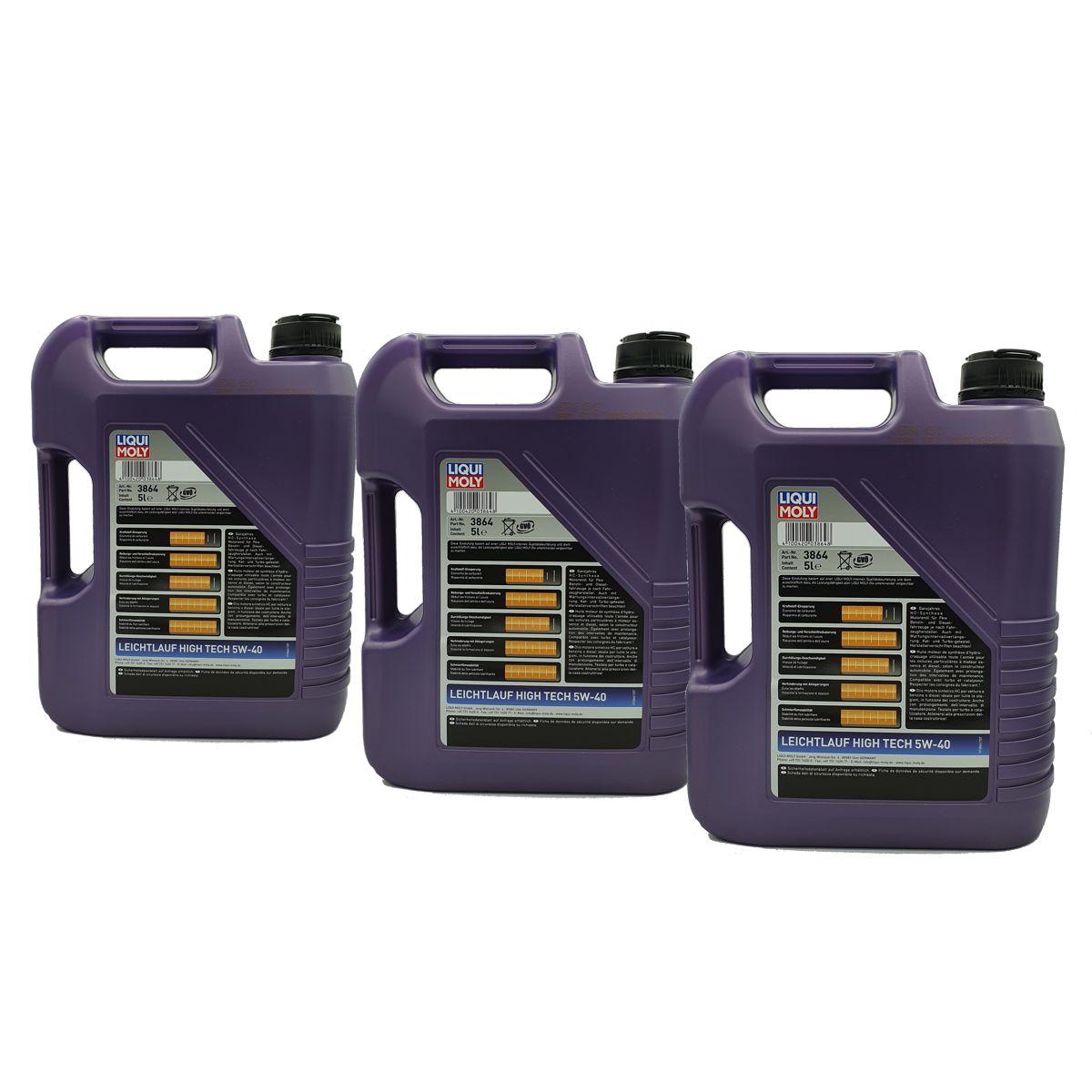 Liqui Moly Leichtlauf High Tech 5W-40 3x5 Liter