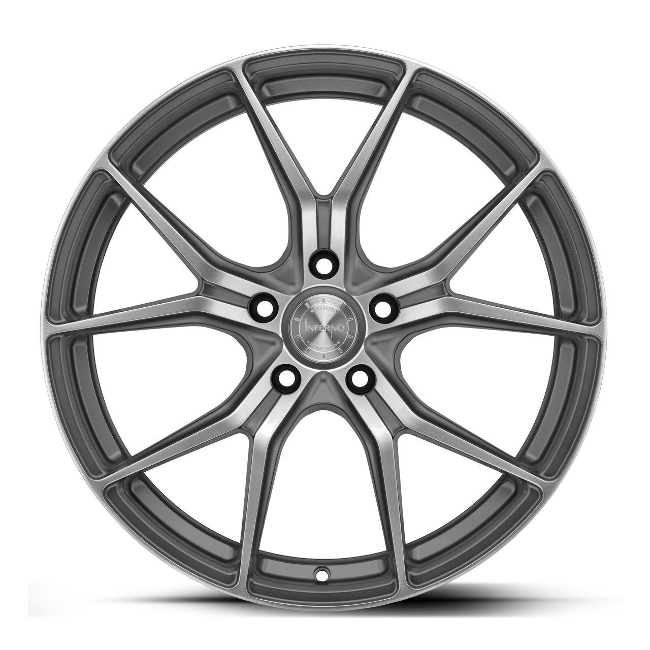 BARRACUDA INFERNO hochglanz gunmetal poliert 8.5Jx19 5x112 ET45