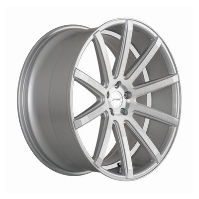 CORSPEED DEVILLE Silver-brushed-Surface/ undercut Color Trim weiß 8.5Jx19 5x114.3 ET40