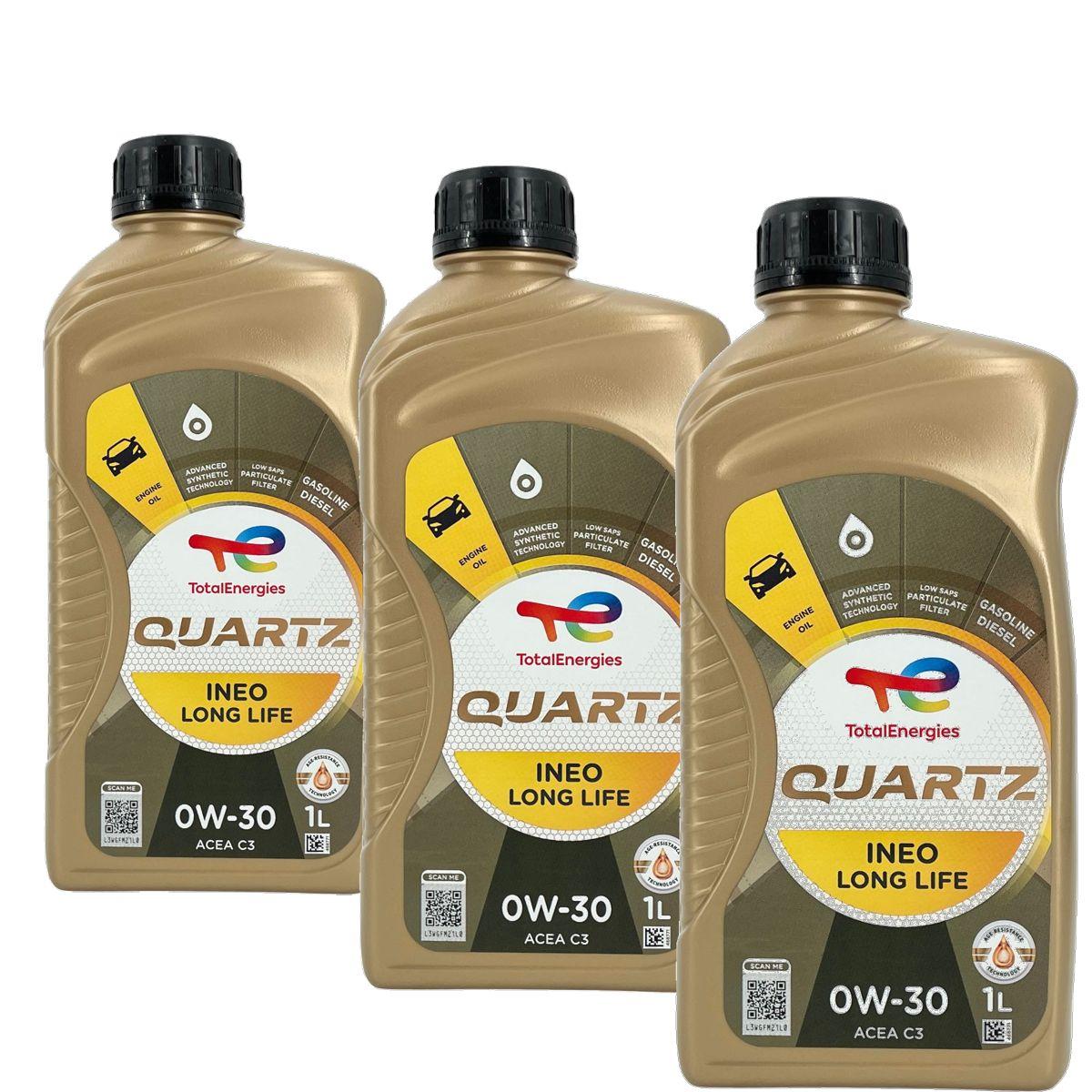 Total Quartz Ineo Long Life 0W-30 3x1 Liter