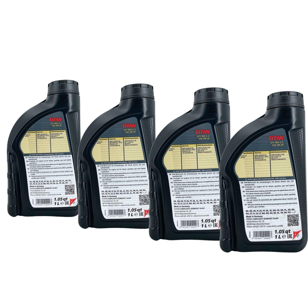 Fuchs Titan GT1 PRO C-3 5W-30 4x1 Liter