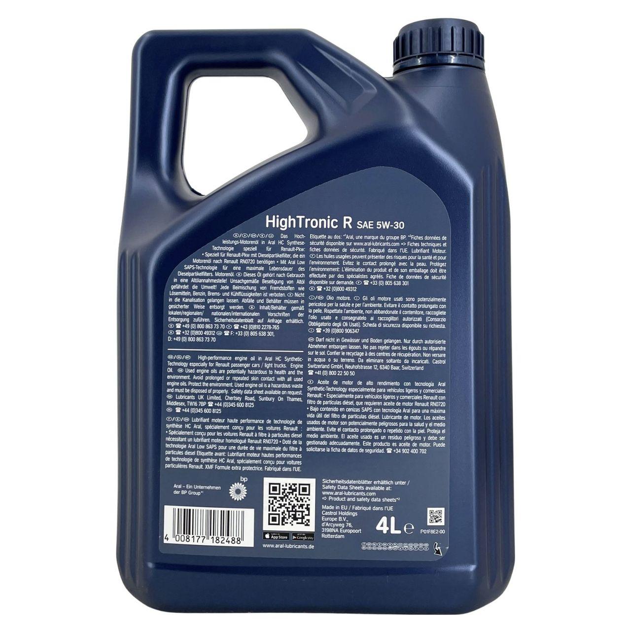 Aral HighTronic R 5W-30 4 Liter