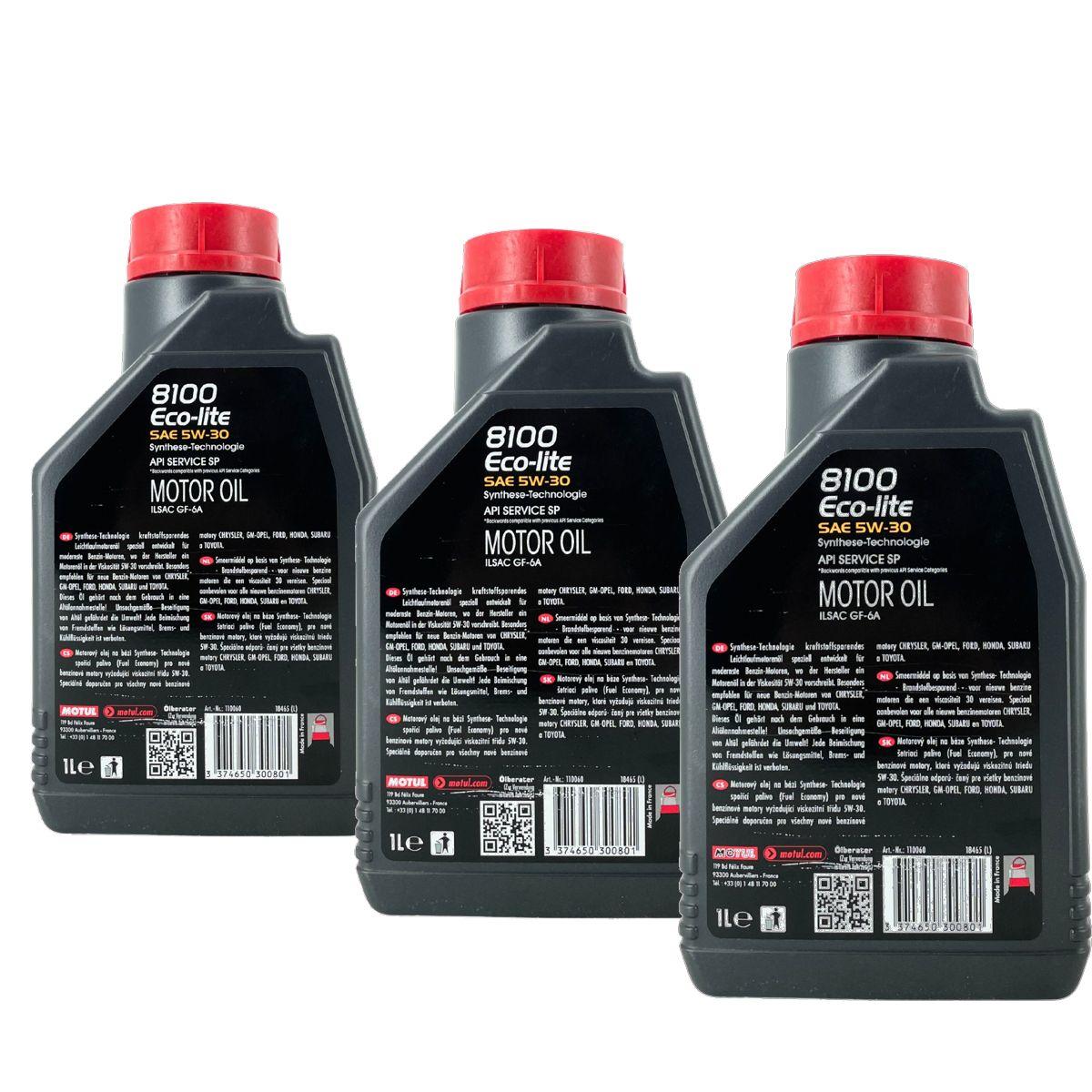 Motul 8100 Eco-lite 5W-30 3x1 Liter
