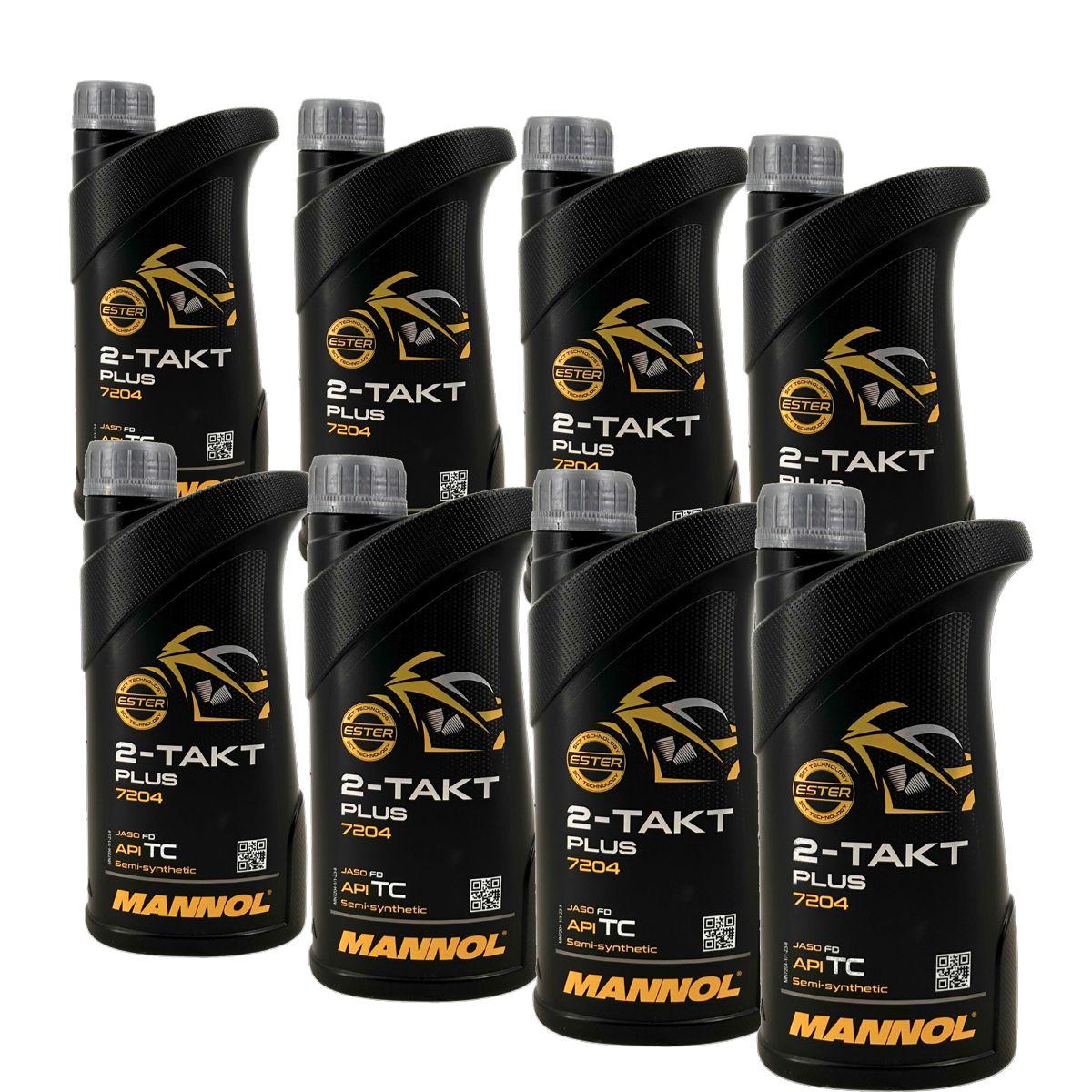 Mannol 2-Takt Plus 8x1 Liter