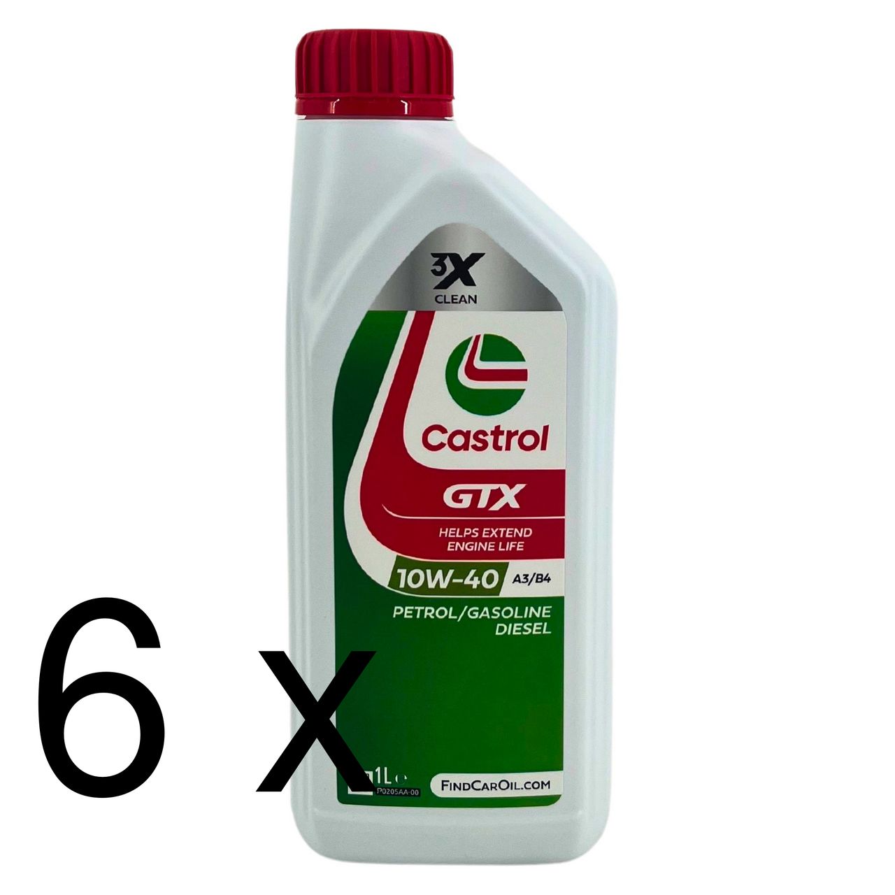 Castrol GTX 10W-40 A3/B4 6x1 Liter