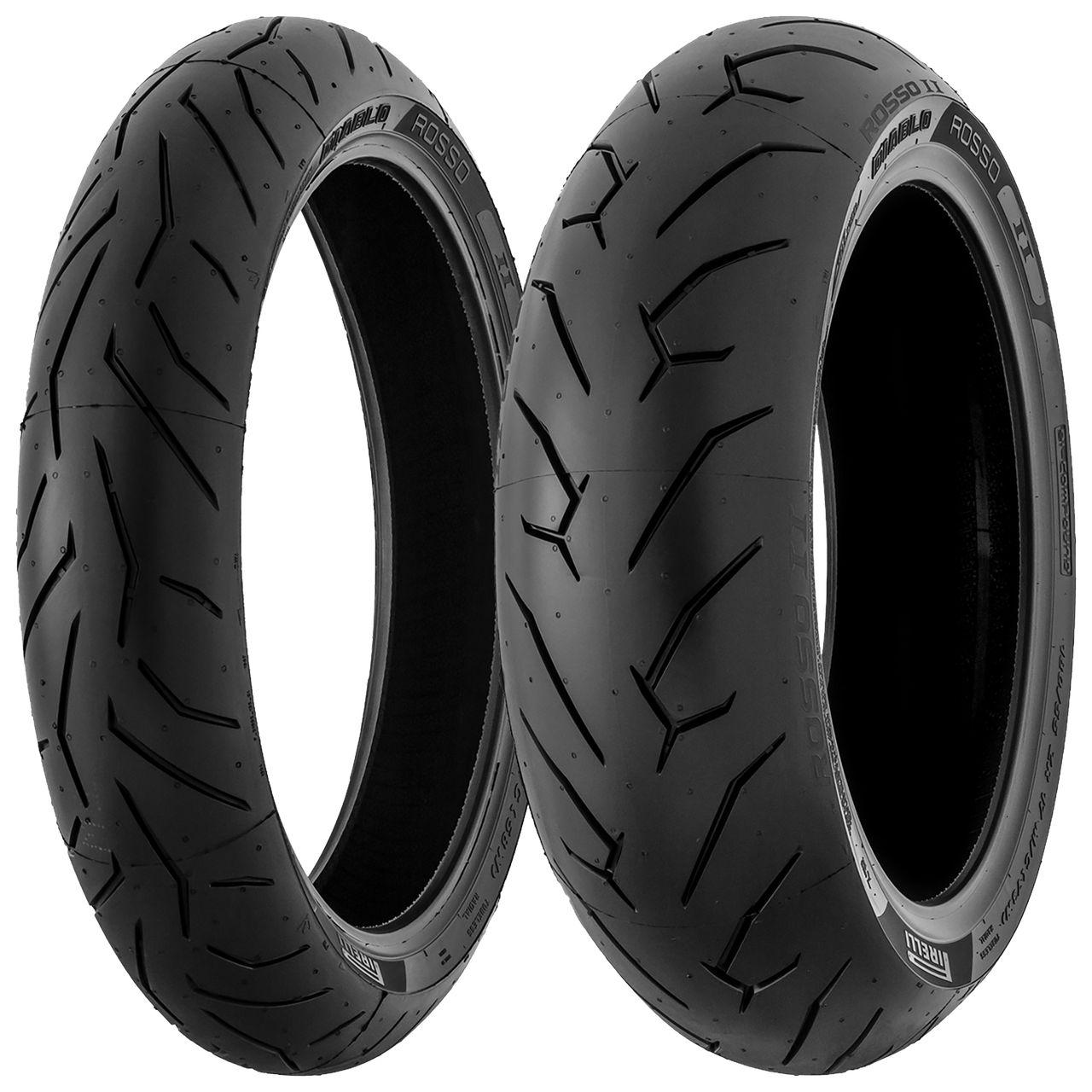 PIRELLI 120/70 ZR 17 M/C TL (58W) DIABLO ROSSO II (D)