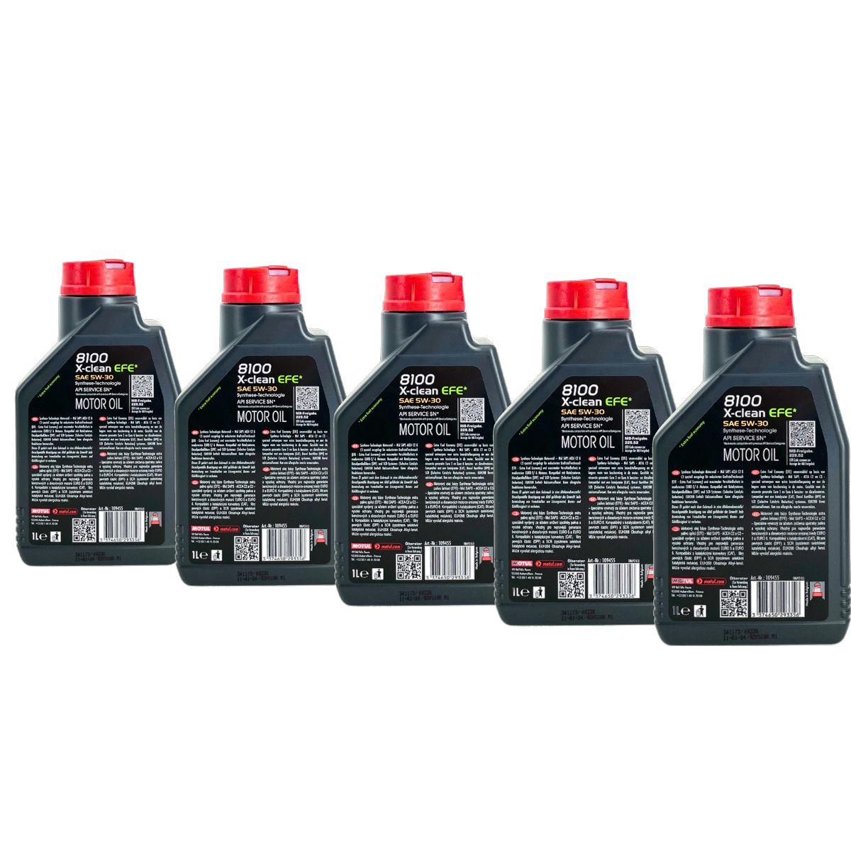 Motul 8100 X-clean EFE 5W-30 5x1 Liter