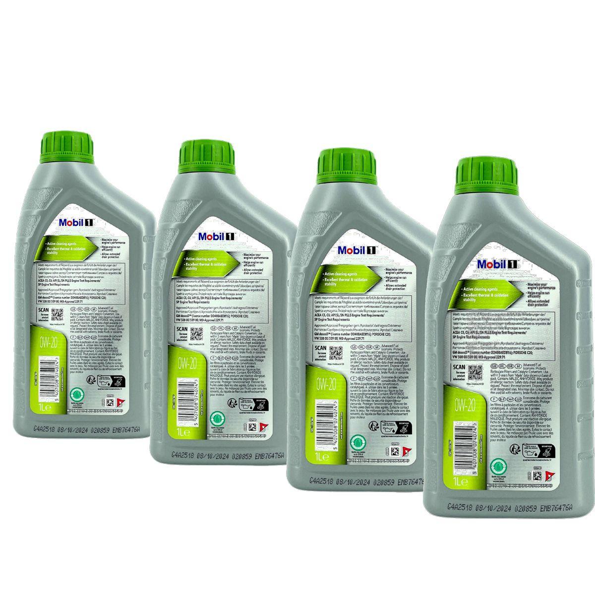 Mobil 1 ESP X2 0W-20 4x1 Liter